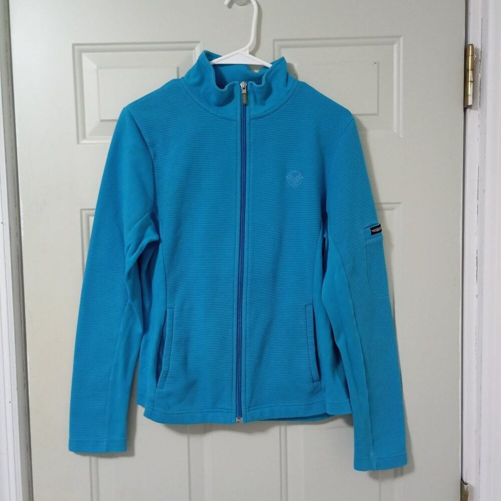 Straight Down Womens Blue Full Zip Jacket M Golf Full Tennis